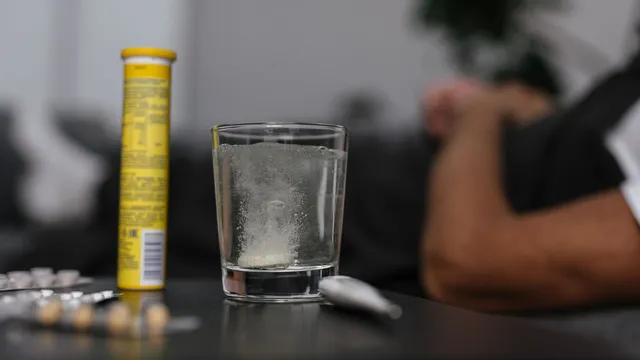 Bicarbonate et eau oxygénée